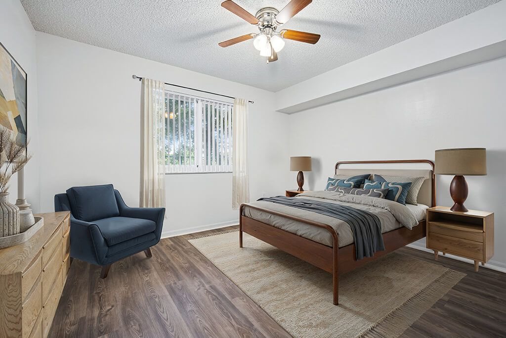 Bedroom at Emerald Dunes Apartments in Miami Gardens FL